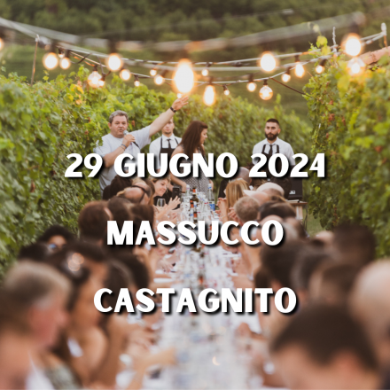 Sotto il cielo del roero: cena in vigna da massucco